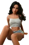 Realistic black female sex dolls with soft TPE material